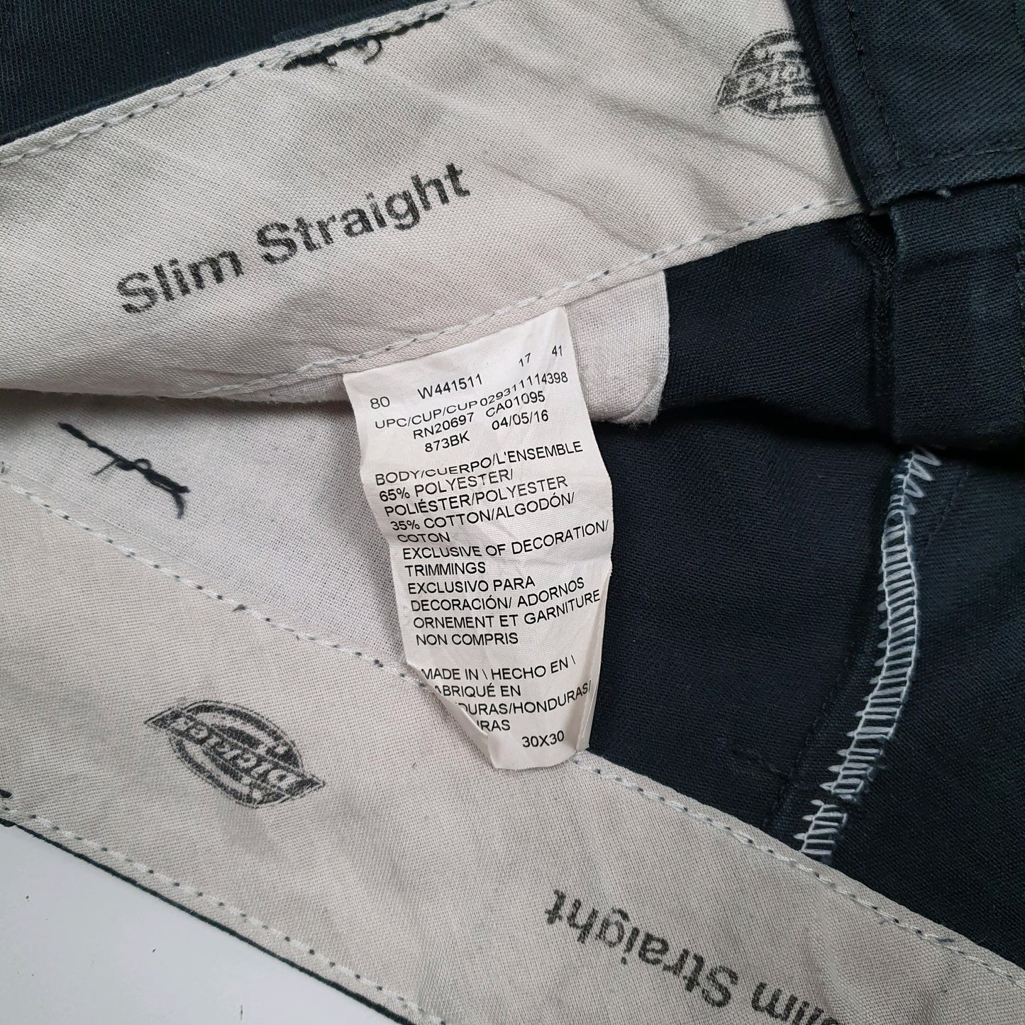Mens Black Dickies   Shorts