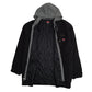 Mens Black Wrangler Hoodie Bomber Chore  Coat