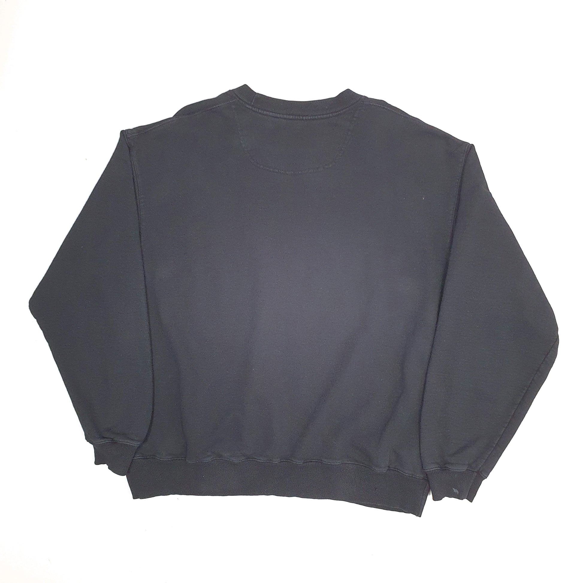 Mens Black Champion  Crewneck Jumper