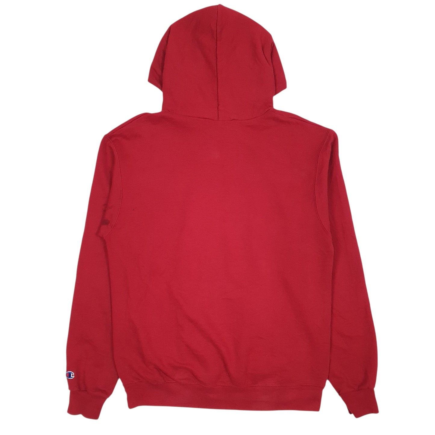 Mens Red Champion  Hoodie Jumper
