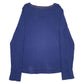 Womens Blue Tommy Hilfiger Cable Knit Knitwear Crewneck Jumper