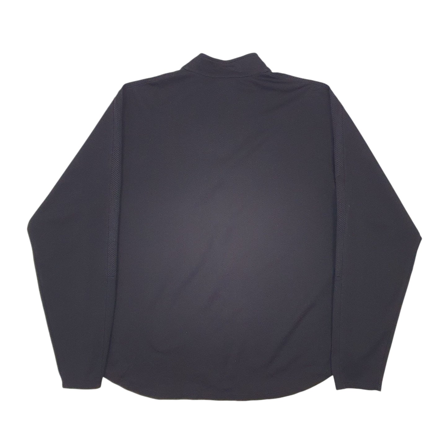 Womens Black Nike Dri-Fit Active Wear Quarter Zip Jumper