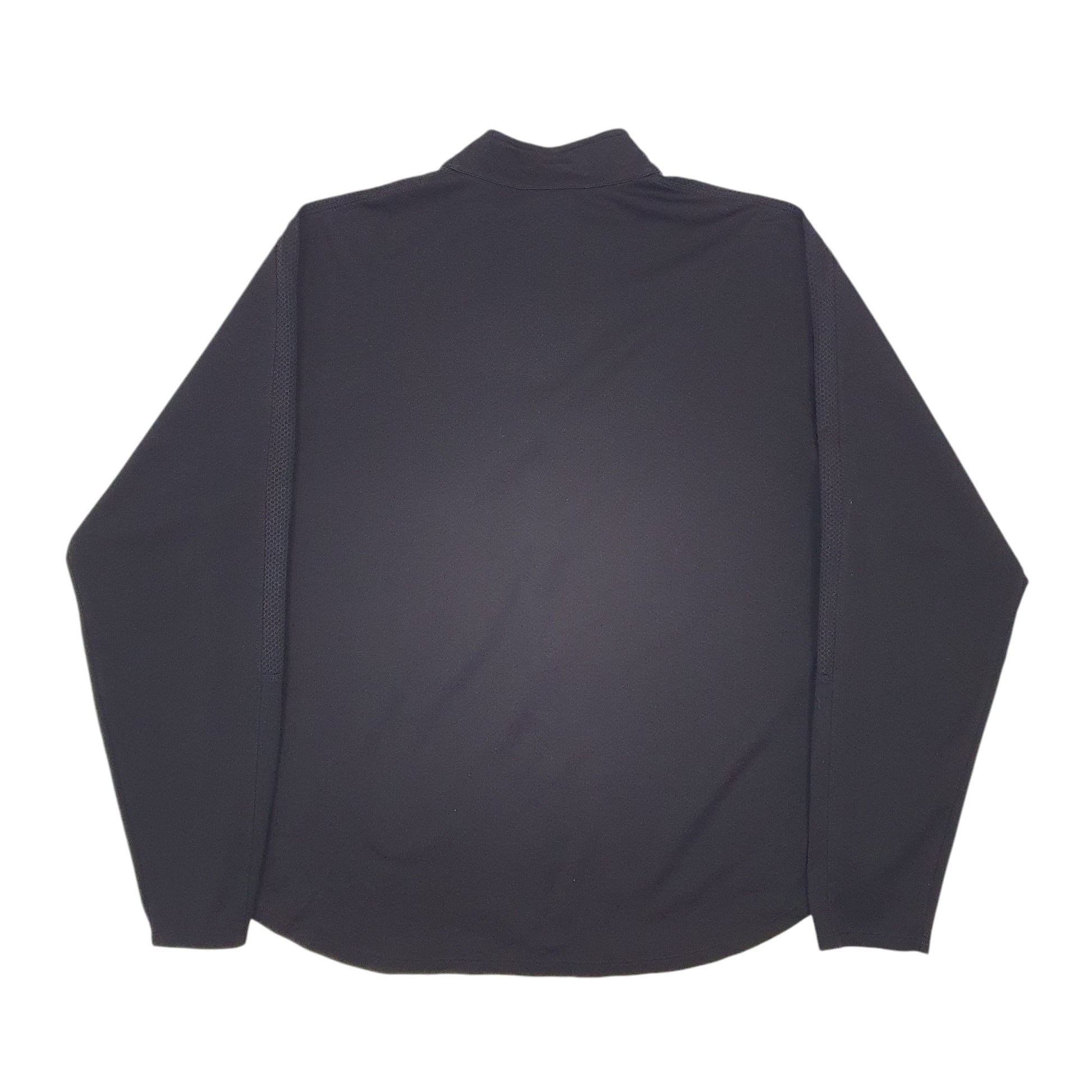 Womens Black Nike Dri-Fit Active Wear Quarter Zip Jumper