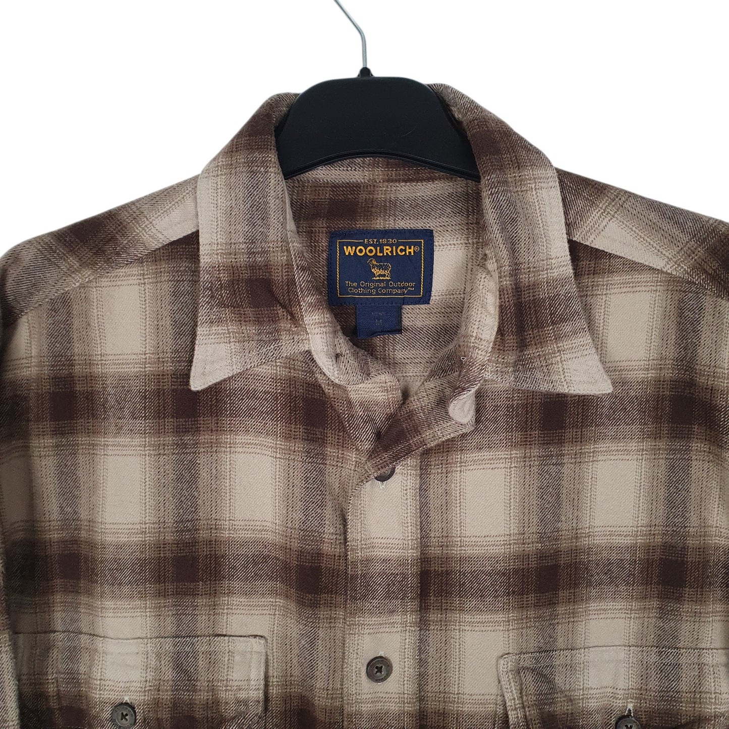 Mens Beige Woolrich   Shirt