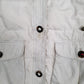 Womens Cream Tommy Hilfiger Puffer Longline Full Zip Coat