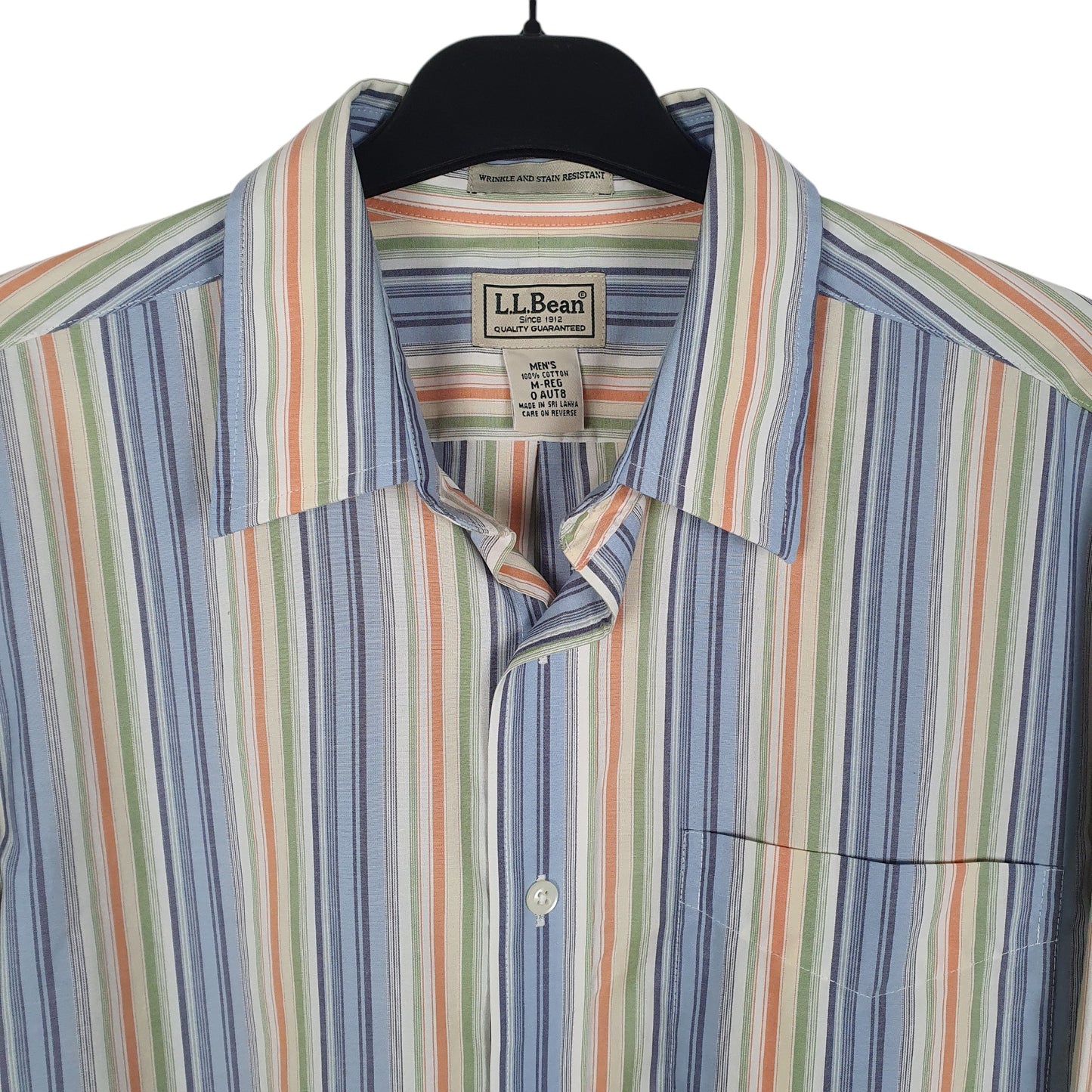 Mens Blue L.L.Bean   Shirt