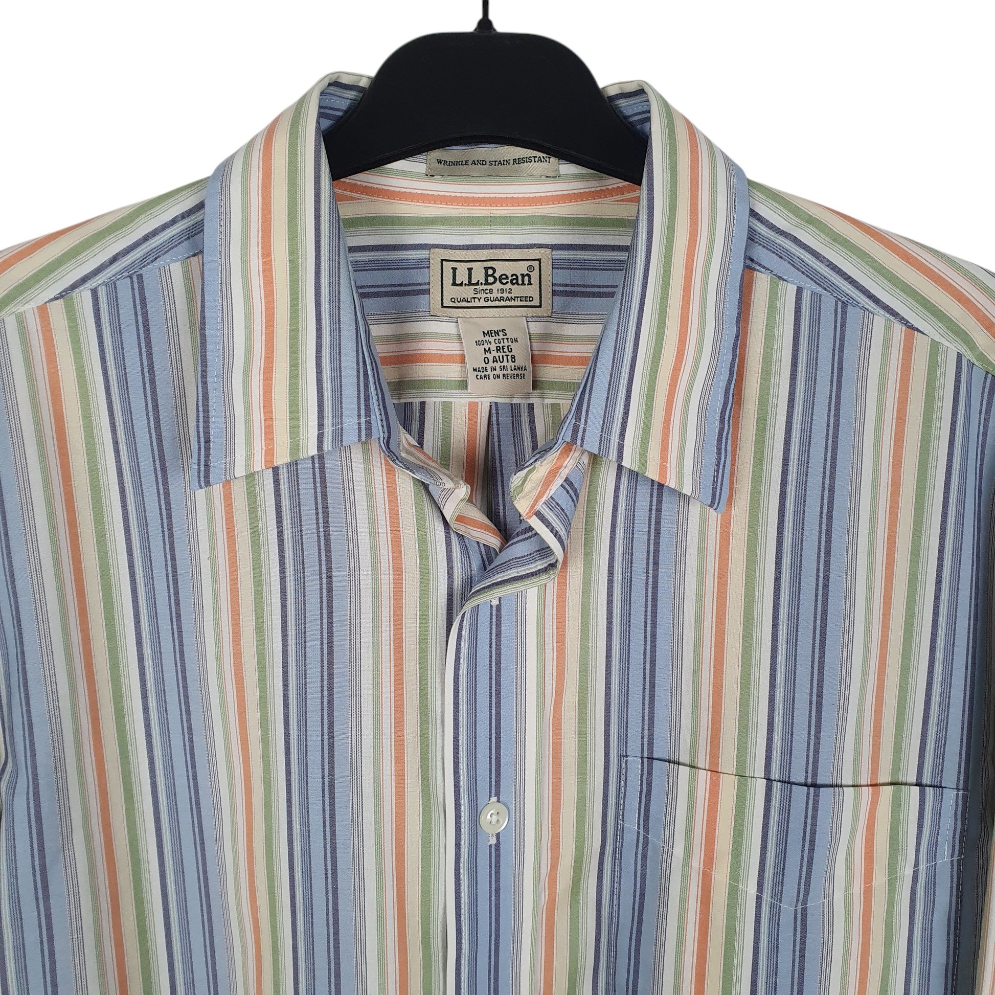 Mens Blue L.L.Bean   Shirt