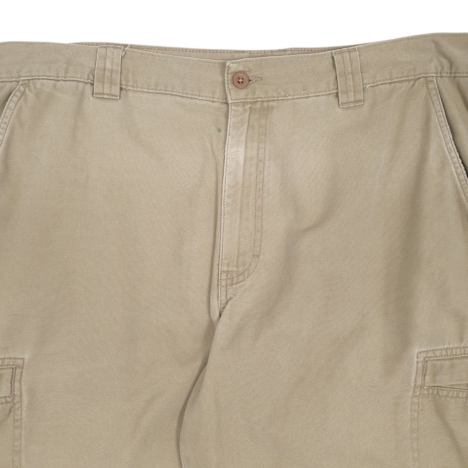 Mens Beige LL Bean Natural Fit  Trousers