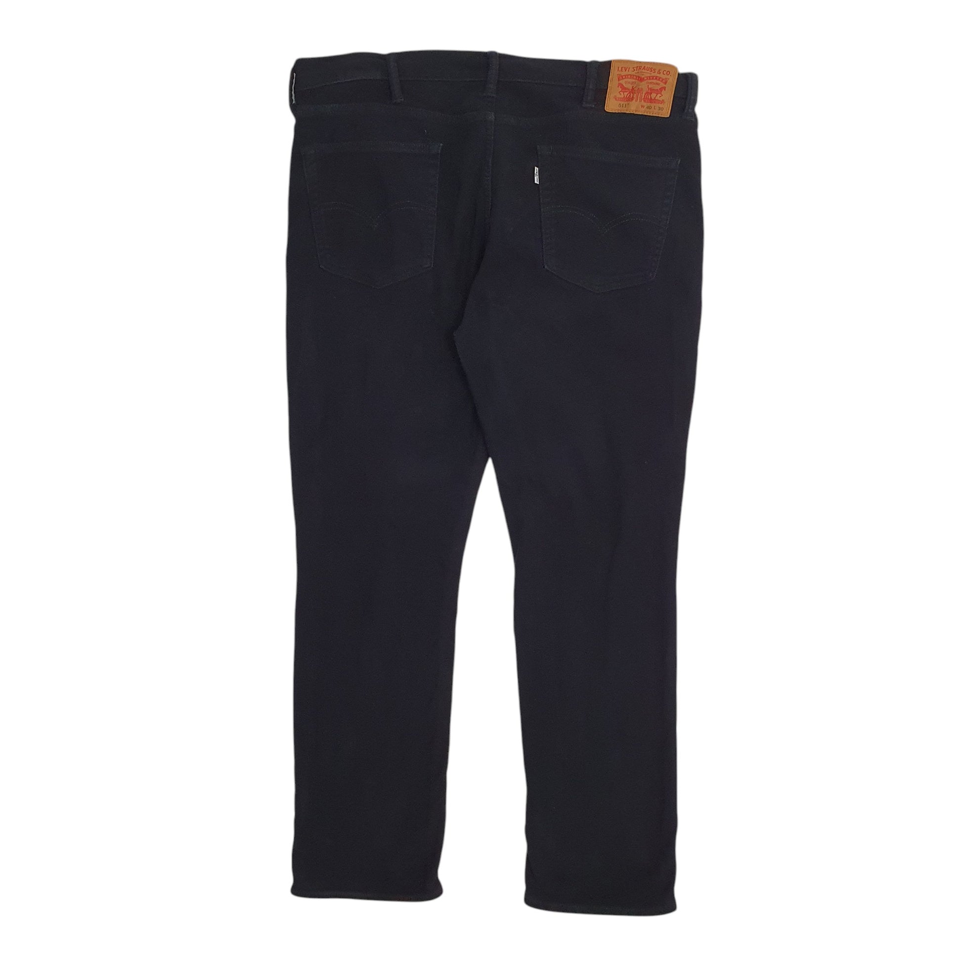 Mens Black Levis Chamois  Trousers