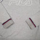 Mens Grey Fila Spellout Crewneck Jumper