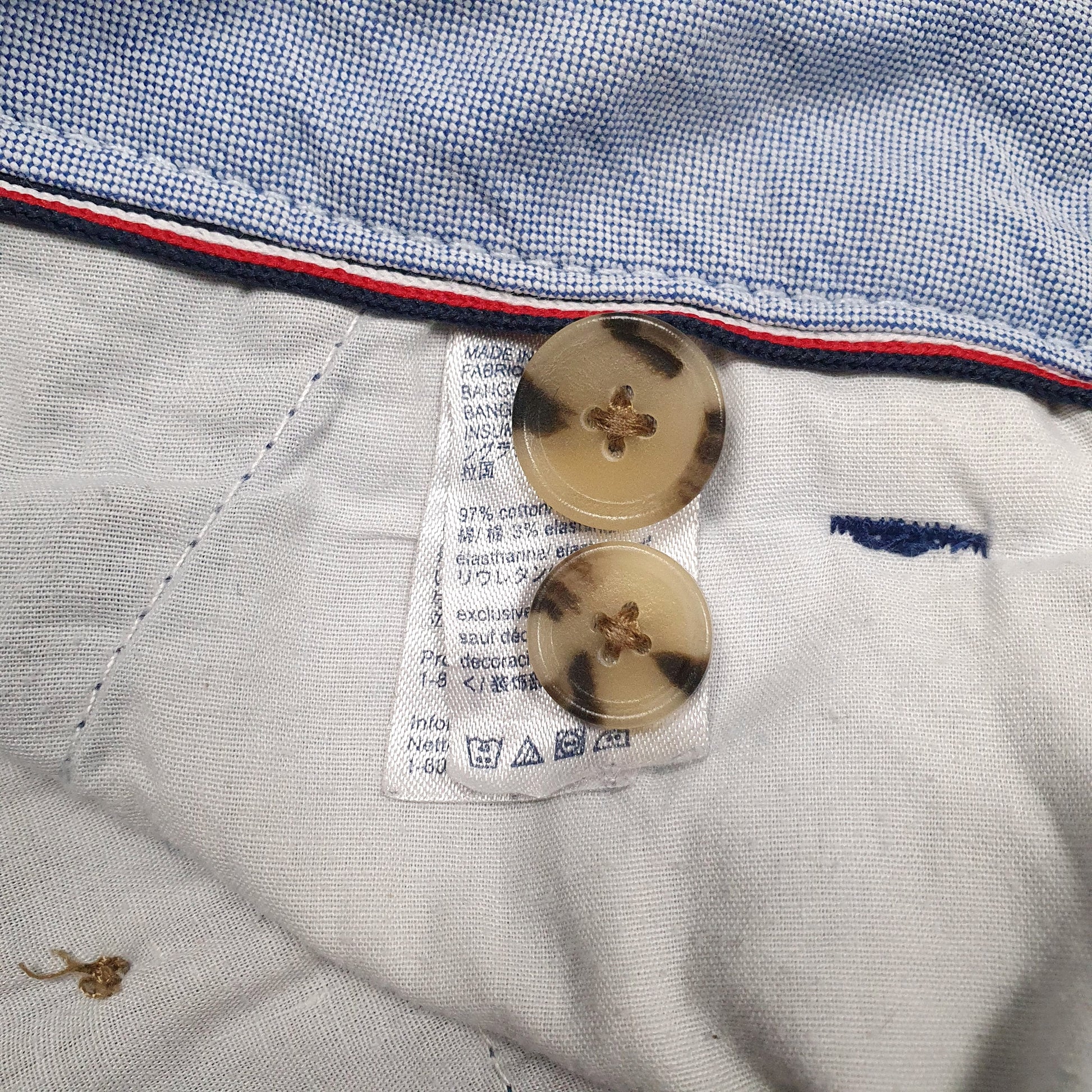 Mens Blue Tommy Hilfiger   Trousers