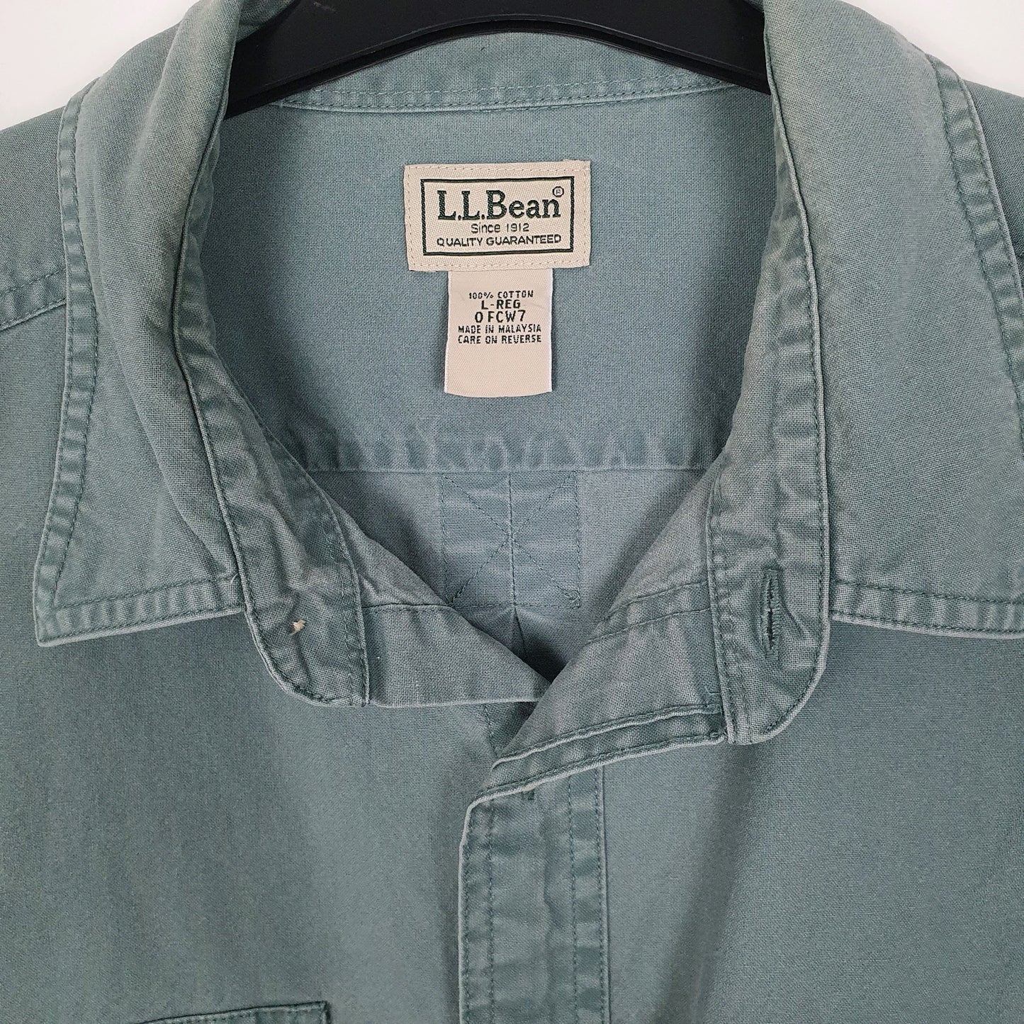 Mens Green L.L.Bean   Shirt