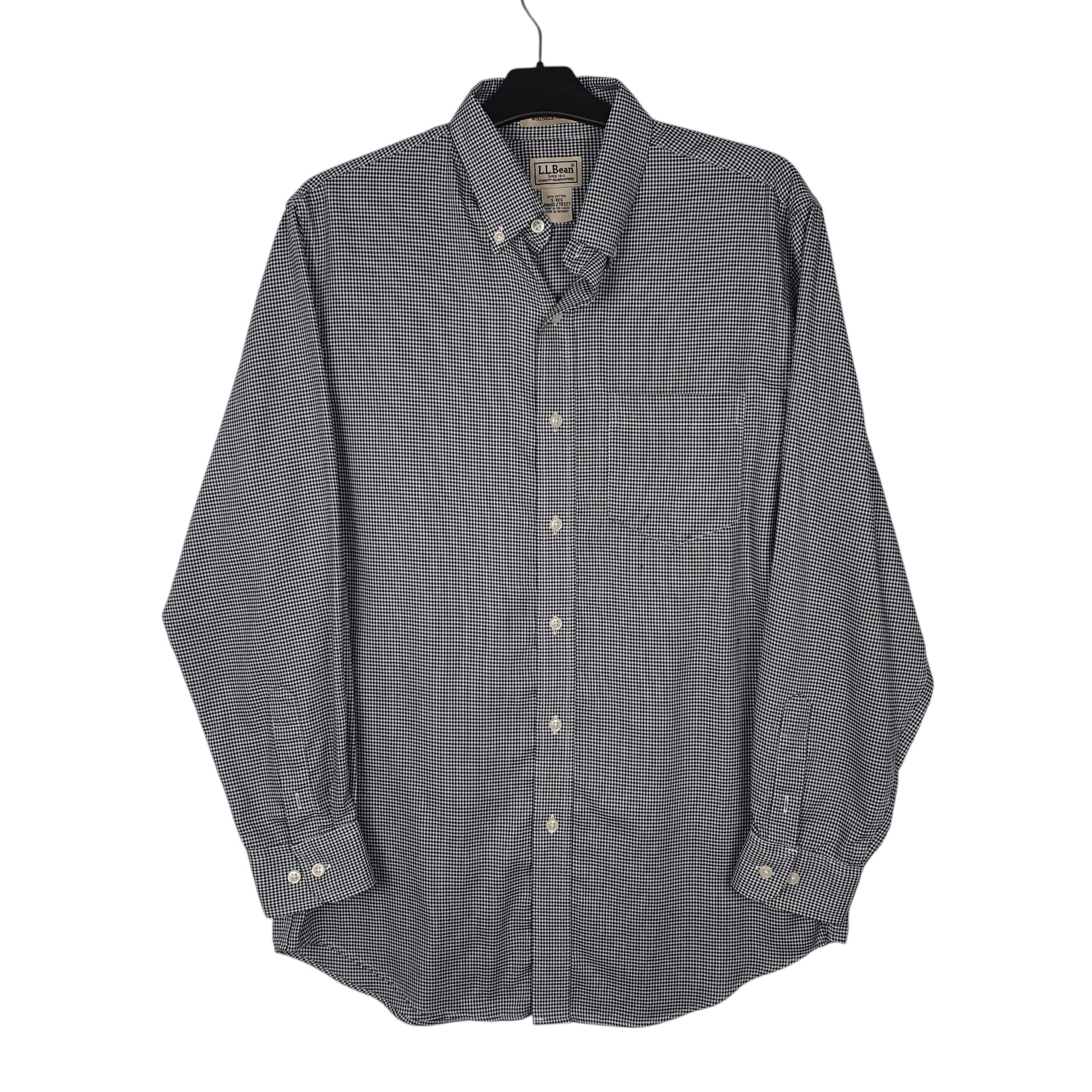 Mens Navy L.L.Bean  Long Sleeve Shirt