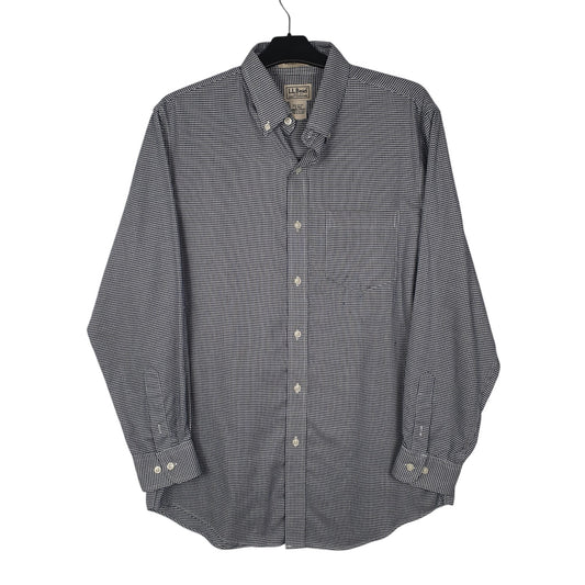 Mens Navy L.L.Bean  Long Sleeve Shirt