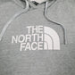 Womens Grey The North Face Spellout Hoodie Jumper