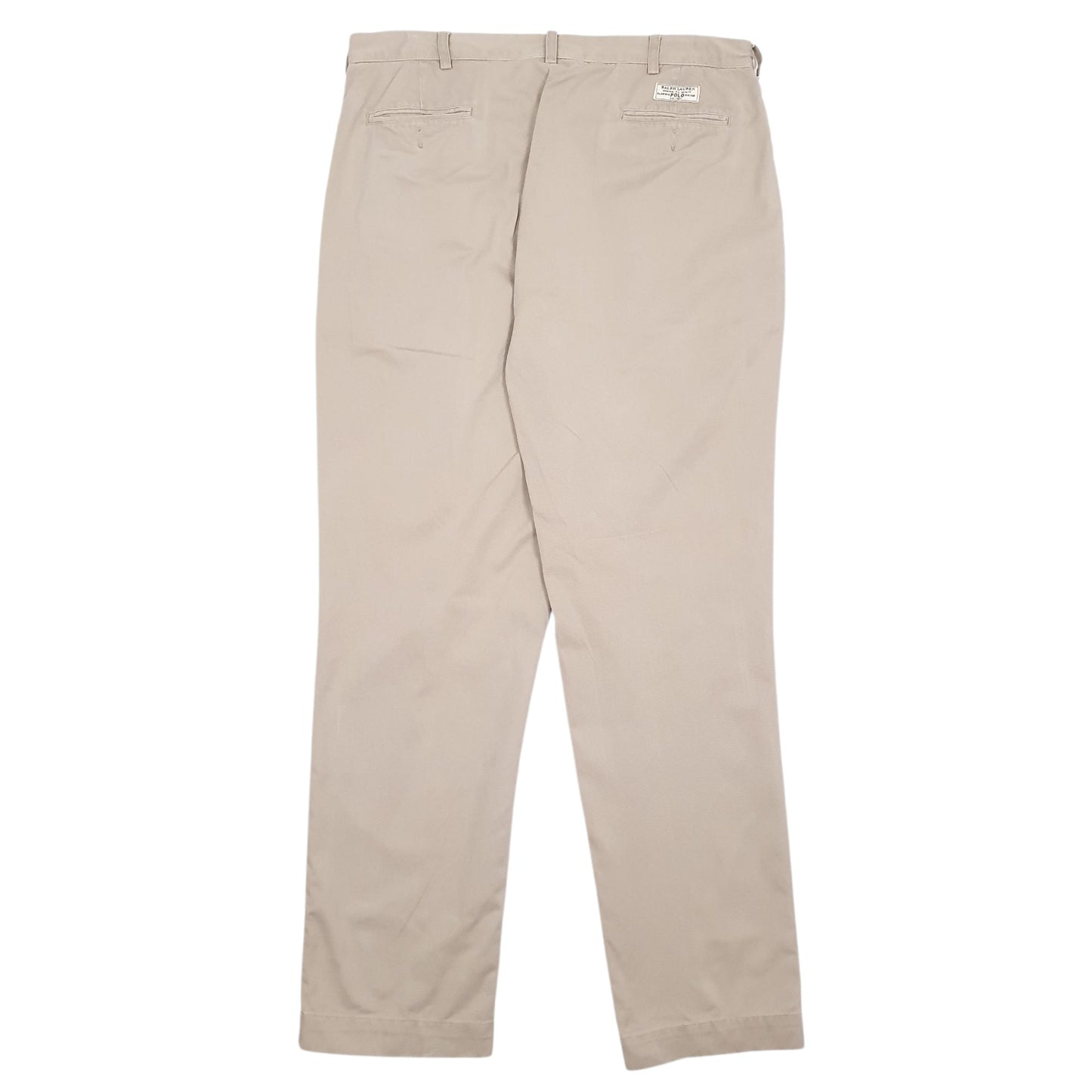 Mens Brown Polo Ralph Lauren Andrew Plant Pleated 90s  Trousers