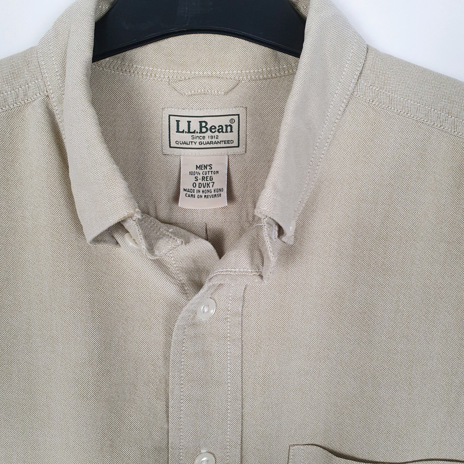 Mens Beige L.L.Bean   Shirt
