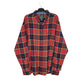 Mens Red Woolrich  Long Sleeve Shirt