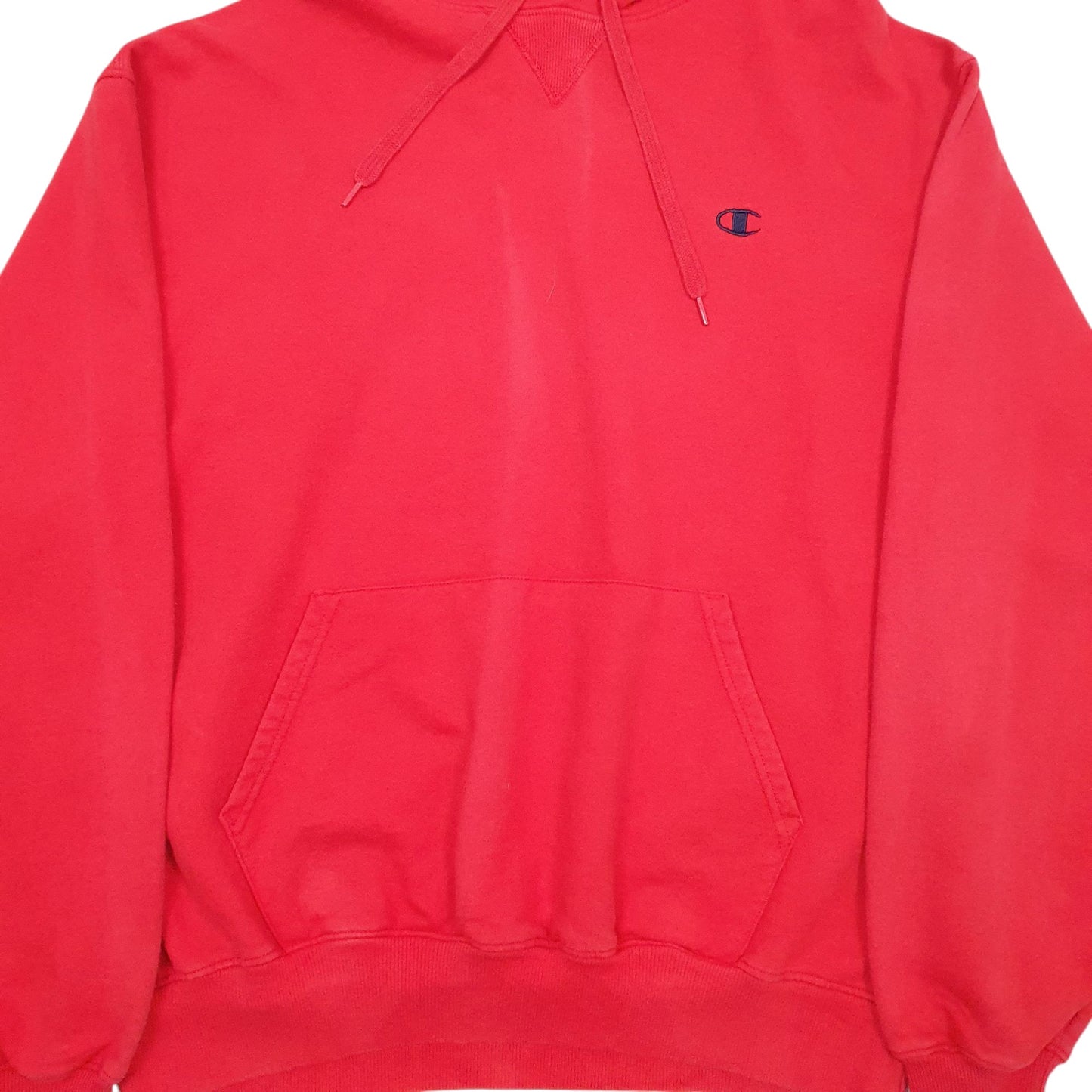 Mens Red Champion  Hoodie Jumper