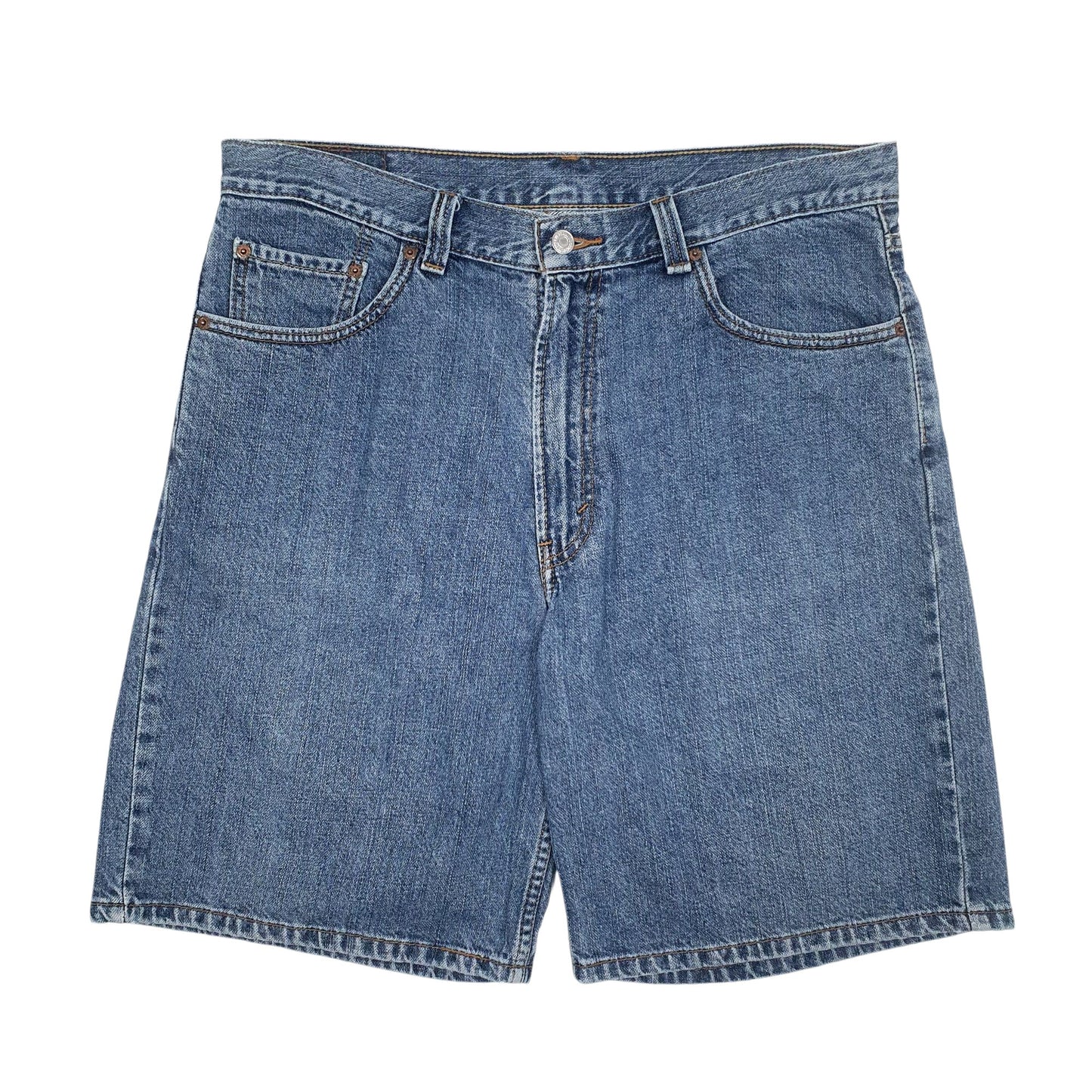 Mens Blue Levis 550 Relaxed Fit Denim Shorts