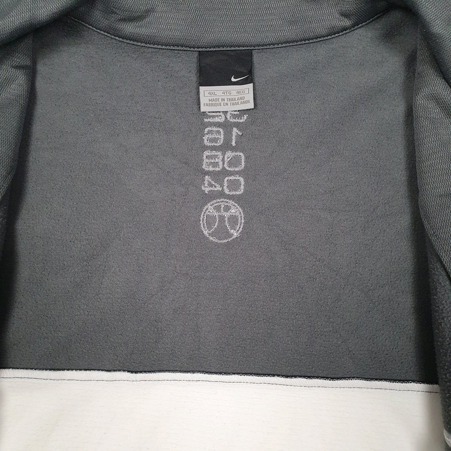 Mens White Nike Elite Full Zip Jumper