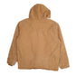 Mens Tan Bass Creek Active Hoodie  Coat