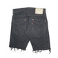 Mens Black Levis 514 Stretch Cut Offs  Shorts