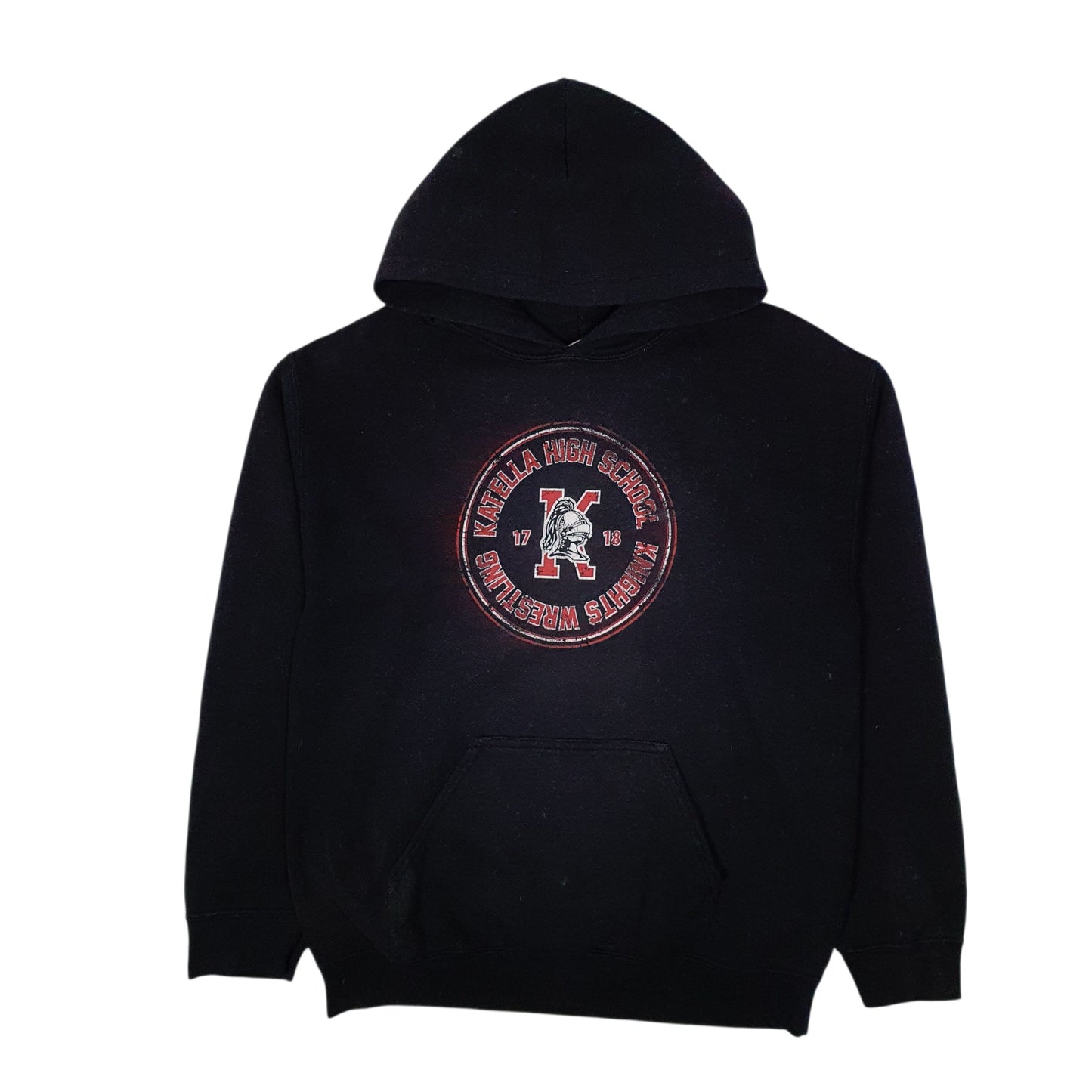 Mens Black Gildan Knights Wrestling Hoodie Jumper