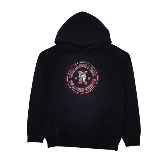 Mens Black Gildan Knights Wrestling Hoodie Jumper