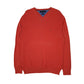 Mens Orange Tommy Hilfiger  Crewneck Jumper