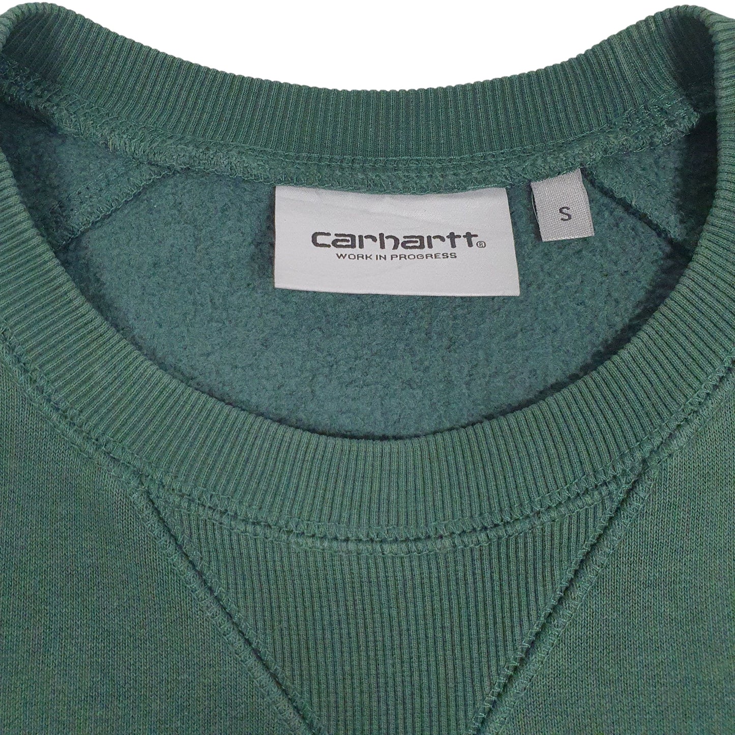 Mens Green Carhartt  Crewneck Jumper