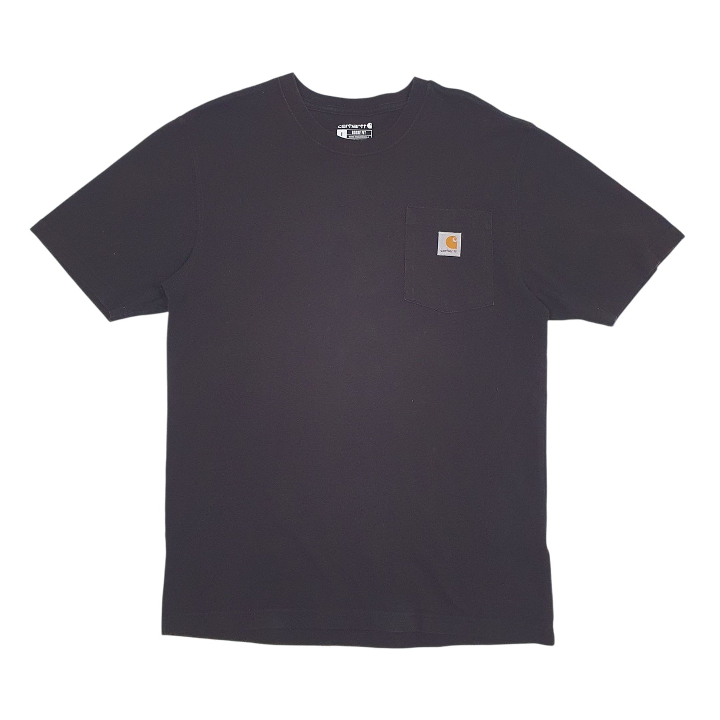 Mens Black Carhartt  Short Sleeve T Shirt