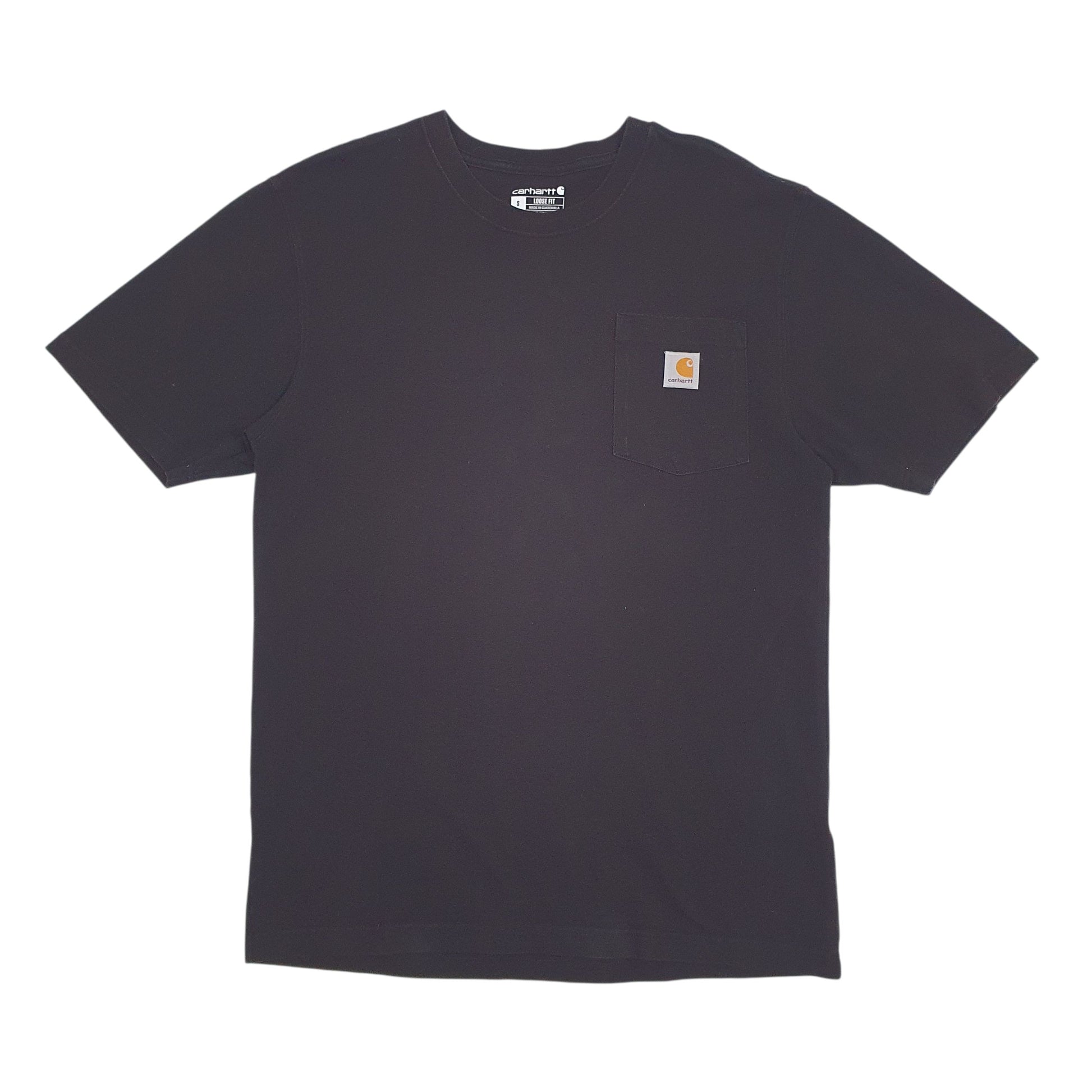 Mens Black Carhartt  Short Sleeve T Shirt