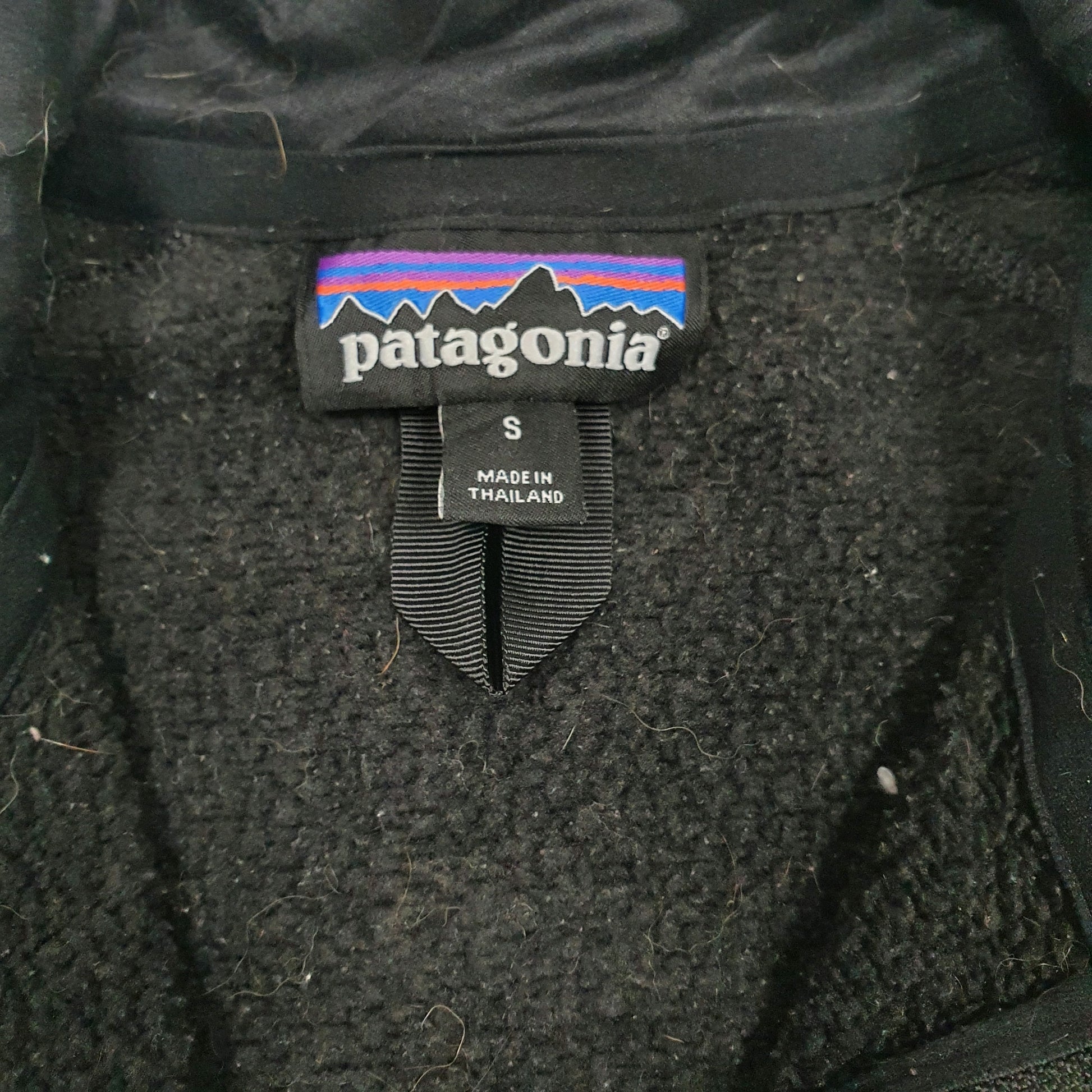 Womens Black Patagonia  Quarter Zip Jumper