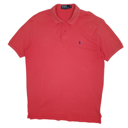 Mens Pink Polo Ralph Lauren  Short Sleeve Polo Shirt
