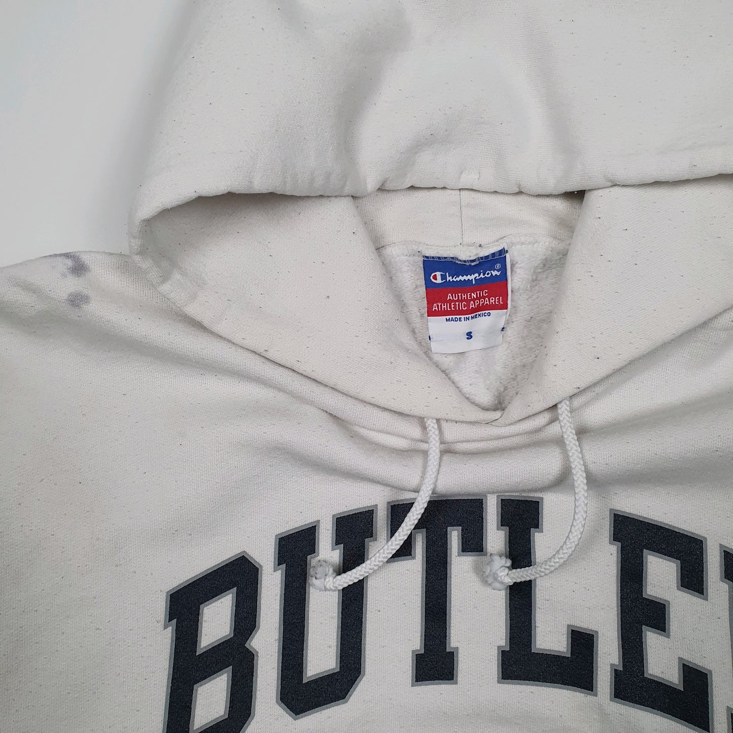 Mens White Champion Butler Hoodie Jumper