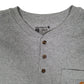 Mens Grey Carhartt Henley Crewneck T Shirt