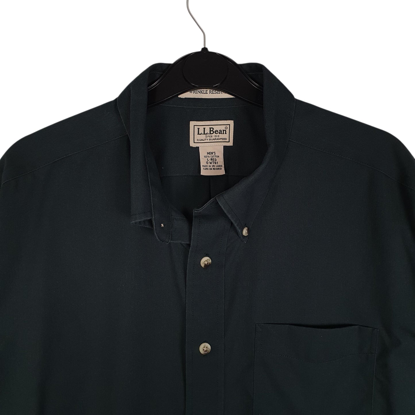 Mens Green L.L.Bean   Shirt