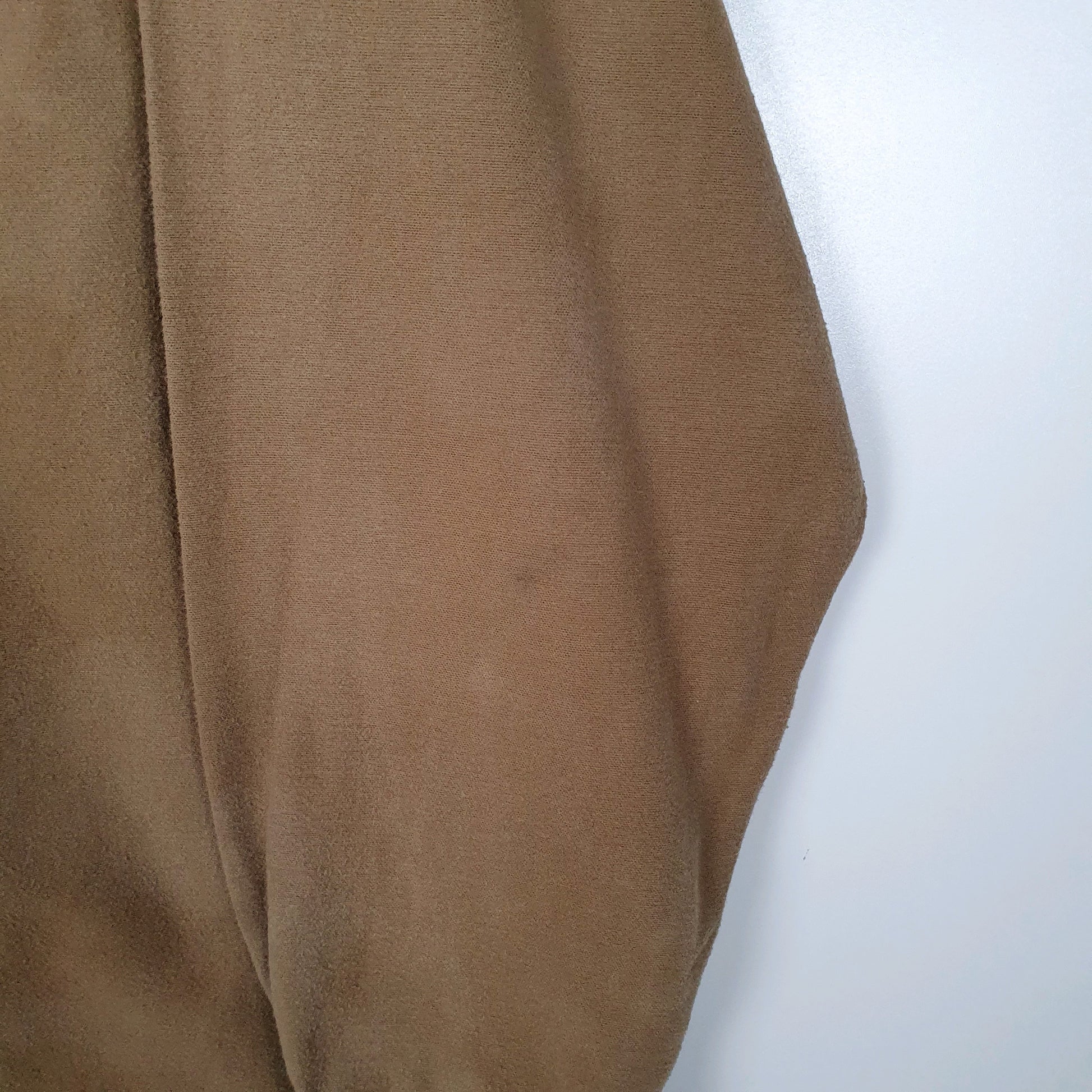 Mens Beige L.L.Bean Thick Chamois  Shirt