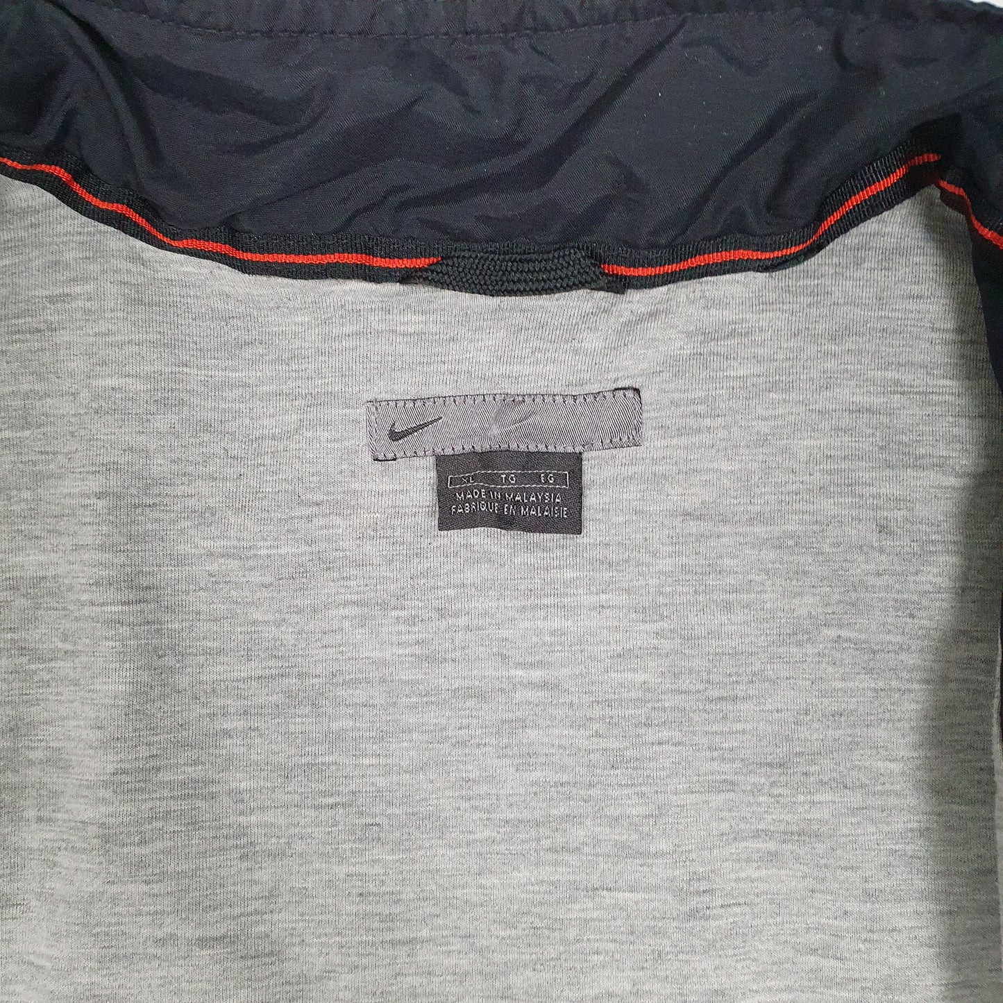 Mens Black Nike Vintage 2000s  Coat