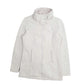 Womens White The North Face Quilted Trench Fleece Full Zip Jumper