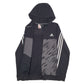 Womens Black Adidas  Full Zip Jumper