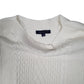 Womens White Tommy Hilfiger Cable Knit Crewneck Jumper