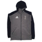 Mens Grey Adidas Climalite Harlequin Full Zip Jumper