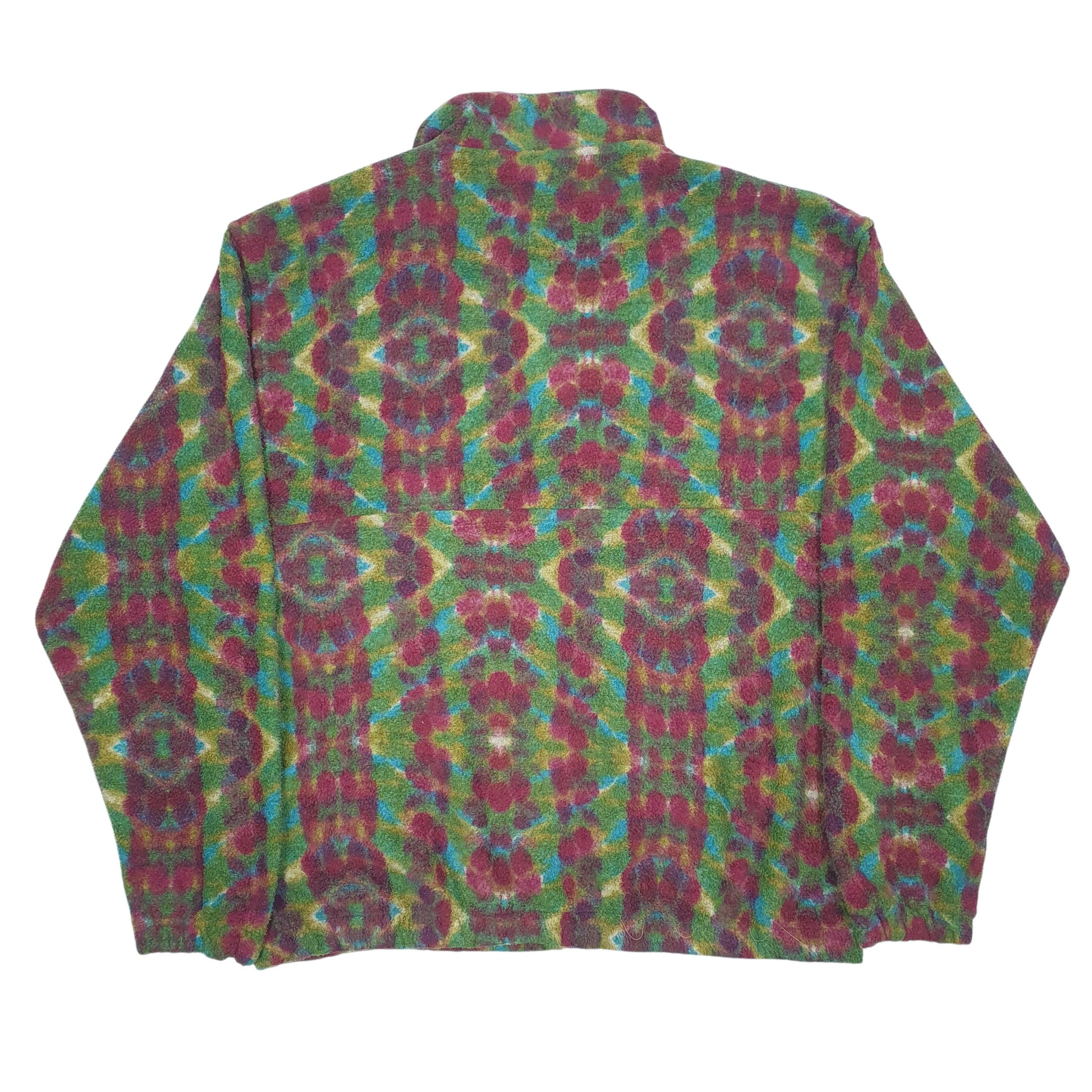 Mens Green Oxbow Vintage Quarter Zip Jumper