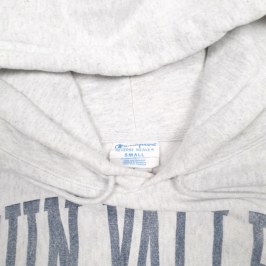 Mens Grey Champion Reverse Weave Sun Valley Hoodie Jumper