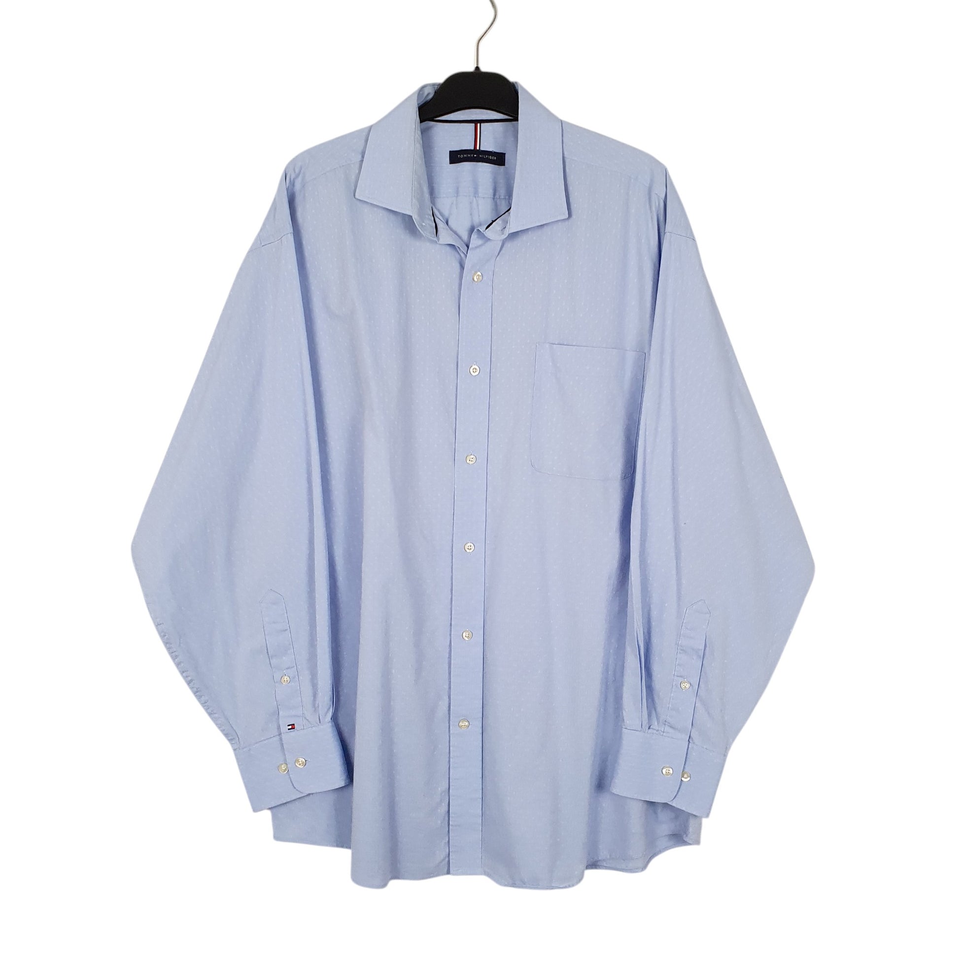 Mens Blue Tommy Hilfiger  Long Sleeve Shirt