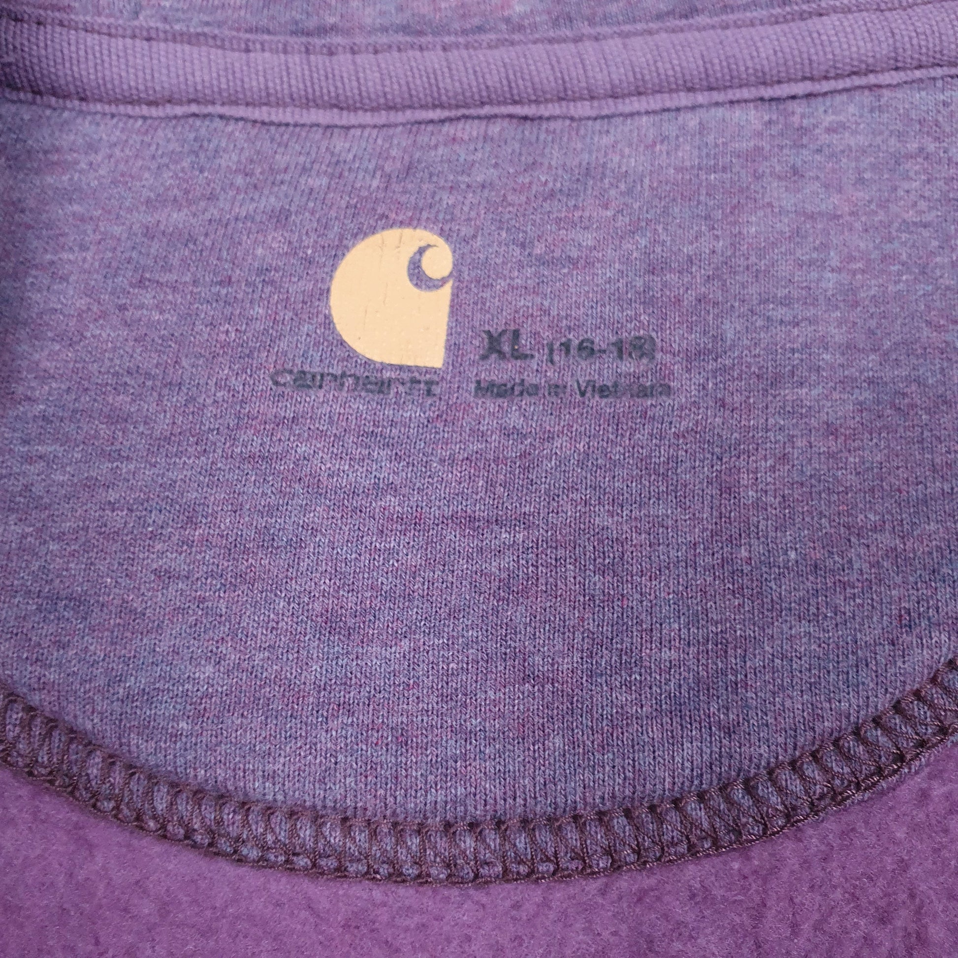 Womens Purple Carhartt  Full Zip Jumper