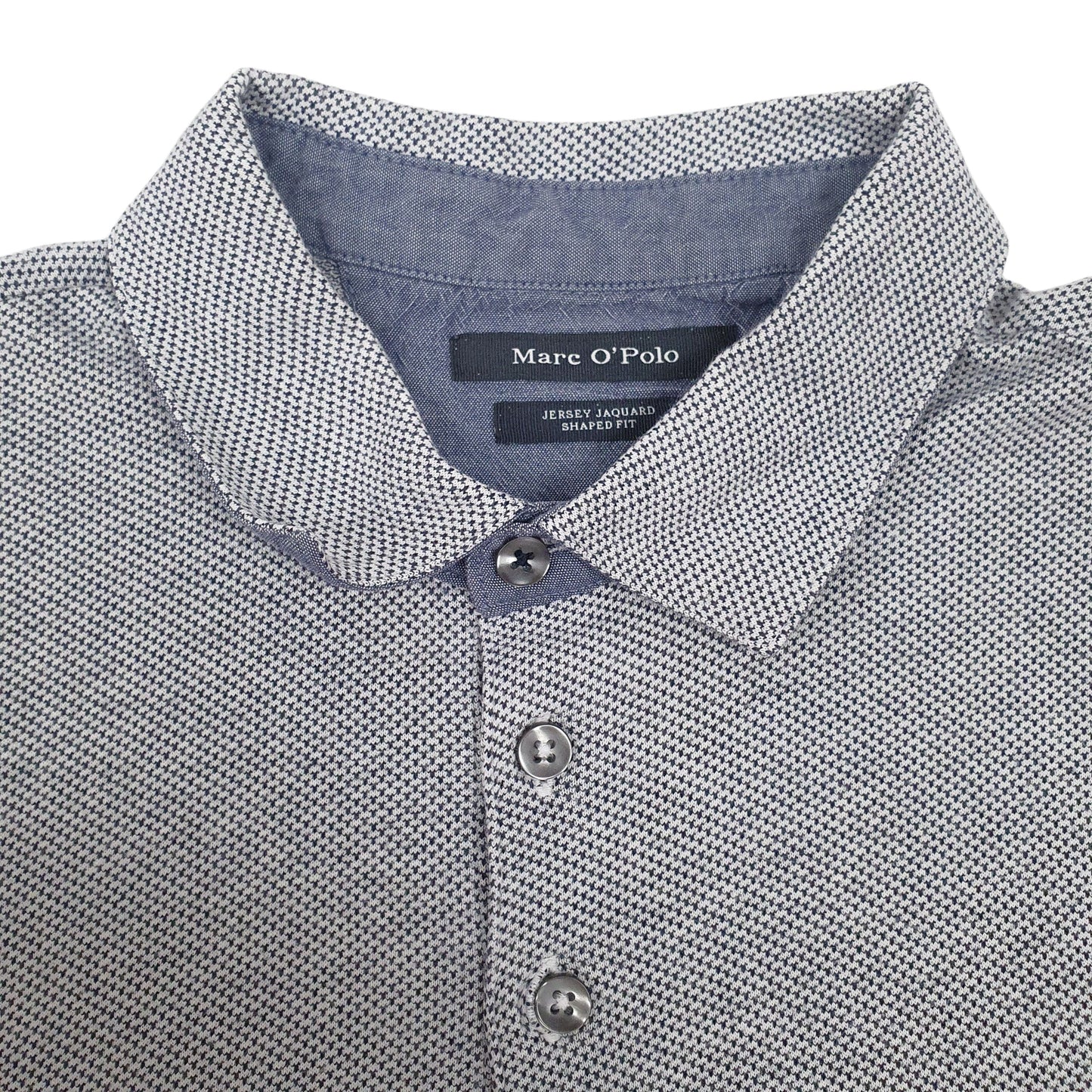 Mens Grey Marc O Polo   Polo Shirt