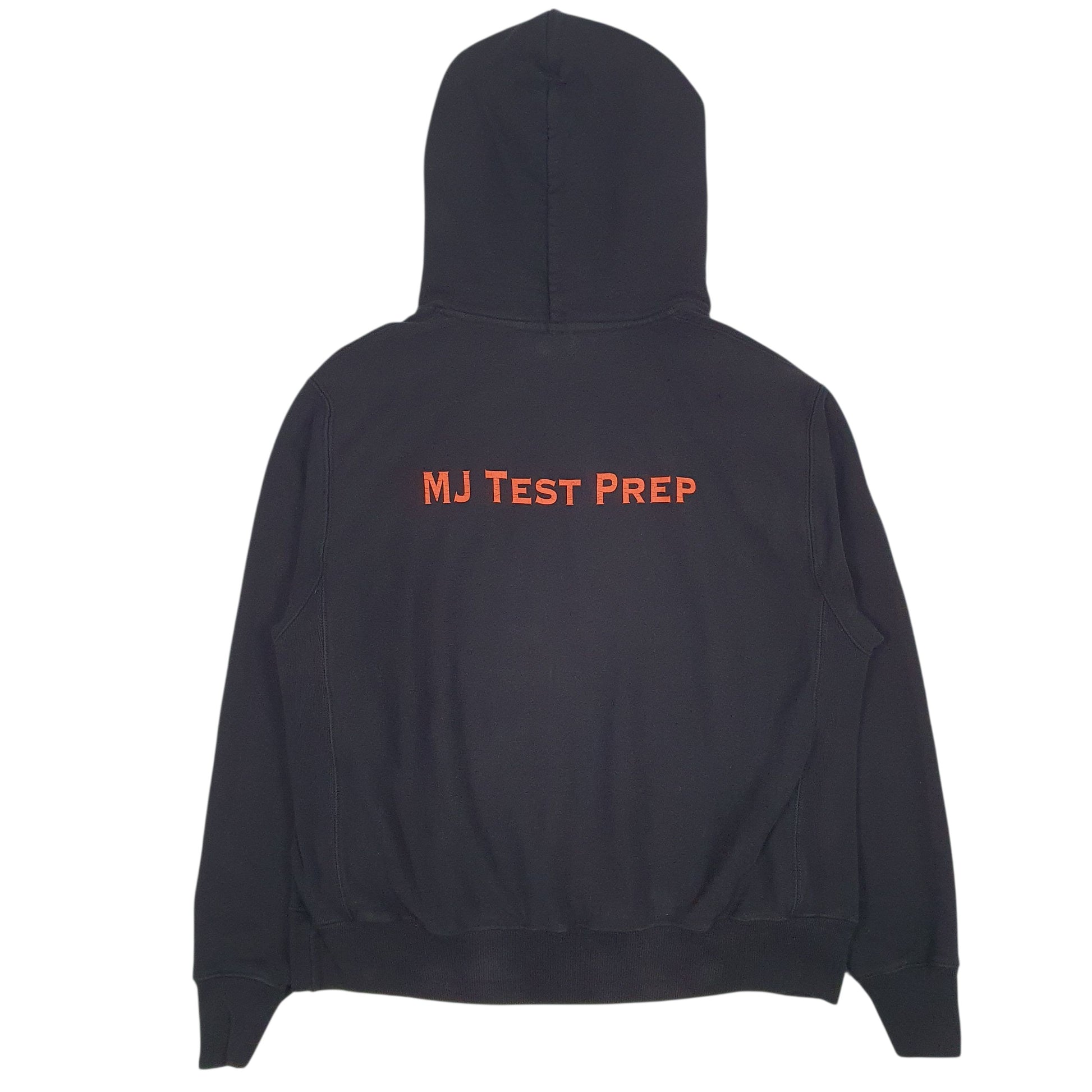 Mens Black Champion Reverse Weave Hoodie Jumper